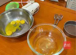 8-inch chiffon cake Illustration of how to do it 1