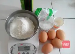 Illustration of how to make eight-inch chiffon cake 1