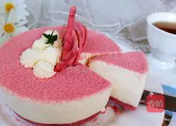 Sakura Oreo Mousse Cake Recipe Illustration 13