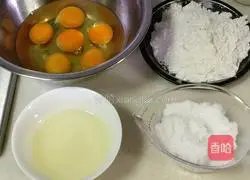 Illustration of how to make sponge cake 1