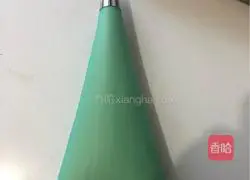 Illustration of how to make matcha cream puffs 13