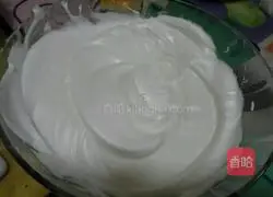 Illustration of how to make chiffon cake 7