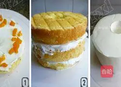 Illustration of how to make kawaii cake 2