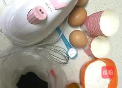 Illustration of how to make cup original cake 1