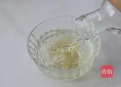 Caramel Banana Illustration of how to make mousse 8