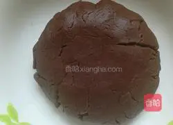 Illustration of how to make Matcha (cocoa) cream cheese biscuits 9