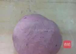 Illustration of how to make purple sweet potato buns 4