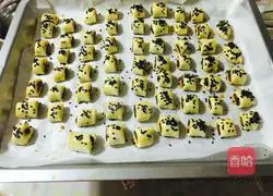 Illustration of making bean paste cake 7