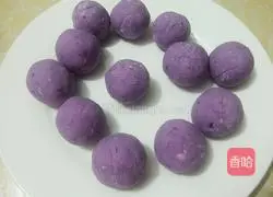 Illustration of how to make purple sweet potato glutinous rice 8