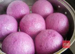 Illustration of how to make purple sweet potato buns 13