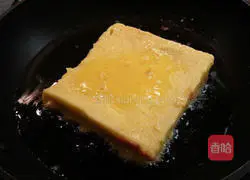 Illustration of how to make Hong Kong-style western toast 4