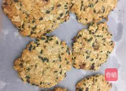 Illustration of making coarse grain biscuits ~ sesame oatmeal biscuits (vegetable oil version) 4