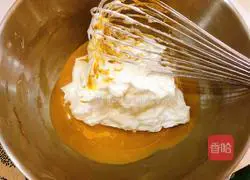 Illustration of how to make raw coconut latte chiffon cake 11
