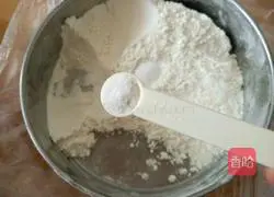 Old Fashioned Illustration of making dough biscuits 5