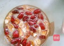 Illustration of how to make walnut and red date cheese 5