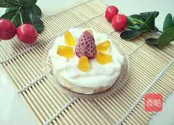 Illustration of how to make mini yogurt cakes 9