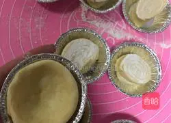 Illustration of making homemade egg tart crust 21