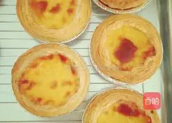 Illustration of homemade egg tarts 11