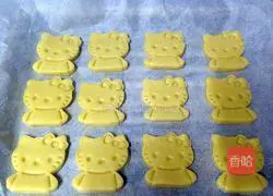 Illustration of how to make hand-painted biscuits 9