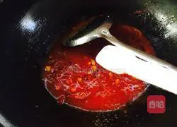 Illustration of how to make fried cheese rice cake 9