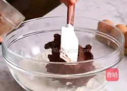 Chocolate Brownie Illustration of how to make cookies 7