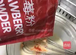 Illustration of how to make rainbow cheese mousse cake 9