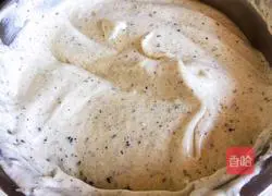 Black sesame seeds Illustration of how to make chiffon cake 9