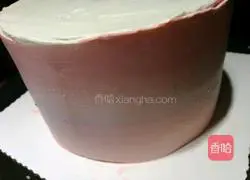 Illustration of how to make cookie and flower birthday cake (six inches) 6