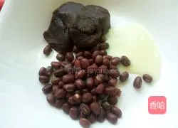 Illustration of how to make mini red bean pie 2