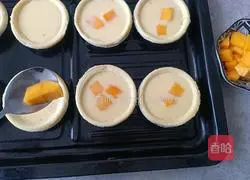 Mango Whole Egg Tart Recipe Illustration 12