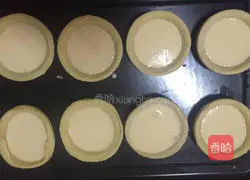 Illustration of how to make egg tarts (original flavor) 7