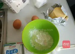 Illustration of how to make cream puffs 1