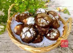 Cracked Chocolate Cookie Recipe Illustration 14