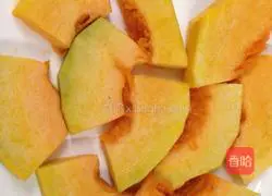 Illustration of how to make sago pumpkin 2