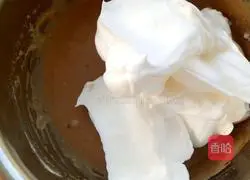 Cocoa Illustration of how to make chiffon cake 15