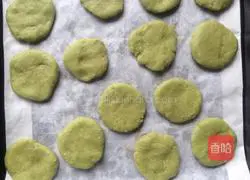 Illustration of how to make matcha egg cookies 6