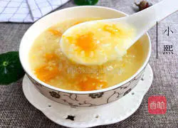 Illustration of how to make glutinous rice and pumpkin porridge 7