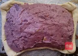 Apple, Brown Heart and Purple Sweet Potato Pie Recipe Illustration 5