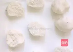 Illustration of how to make purple potato sesame balls 5