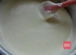 Illustration of how to make half-cooked cheesecake 8