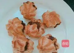 Illustration of how to make bean paste puffs 7