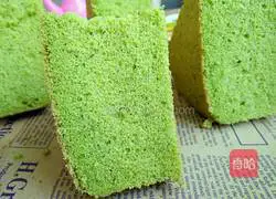 Spinach chiffon cake recipe 1