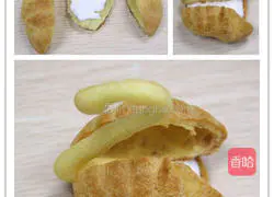 Illustration of how to make swan puffs 13