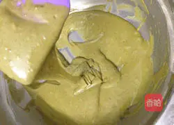 Illustration of how to make matcha cake 1