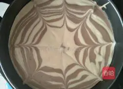 Zebra pattern two-color chiffon cake recipe 15