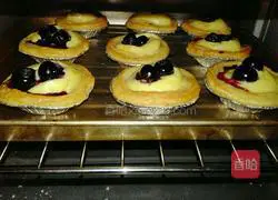 Blueberry Egg Tart Recipe Illustration 14