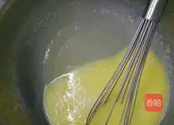 Illustration of how to make chiffon cake embryo 1