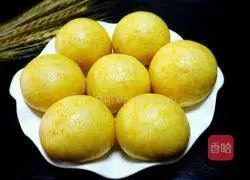 Illustration of how to make pumpkin steamed buns 14