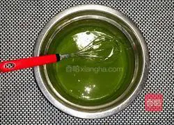 Illustration of how to make matcha chiffon cake 3