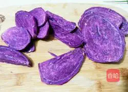 Recipe for filling purple sweet potato buns 7